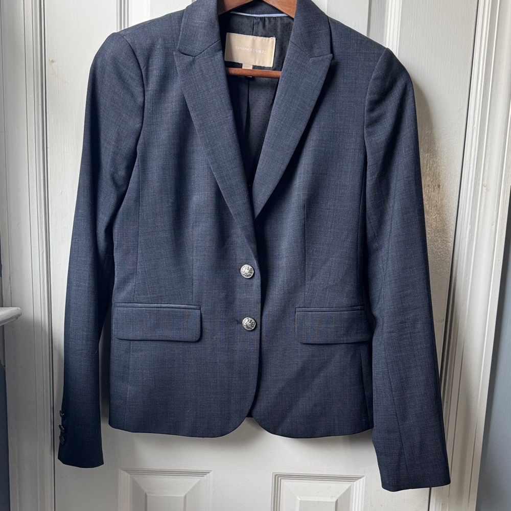 Banana Republic Charcoal Blazer